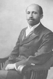 Black and white photo of WEB DuBois.