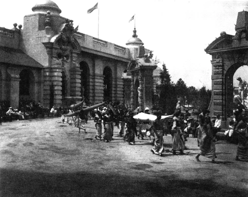 Midway parade.