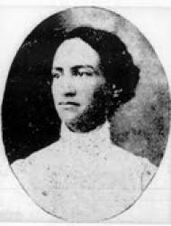 Portrait of Drusilla Dunjee Houston.