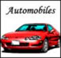 Illustration of a red car with "Automobiles" written above.