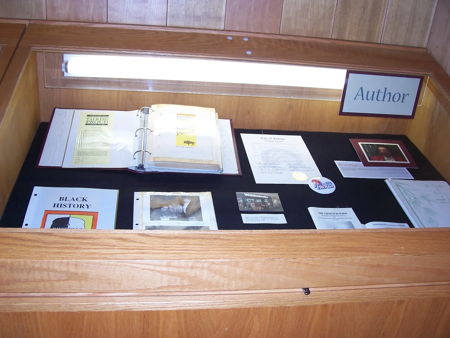 Eva Noles Archives Display 1