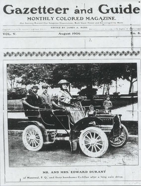 Mr. Ross on the cover of his newspaper.