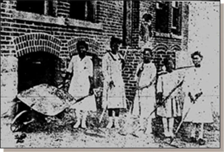 The Baptist Training School at Sapulpa.  Photo Courtesy of Peggy Brooks-Bertram
