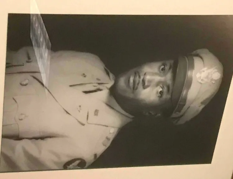 Mr. Clapp in uniform.