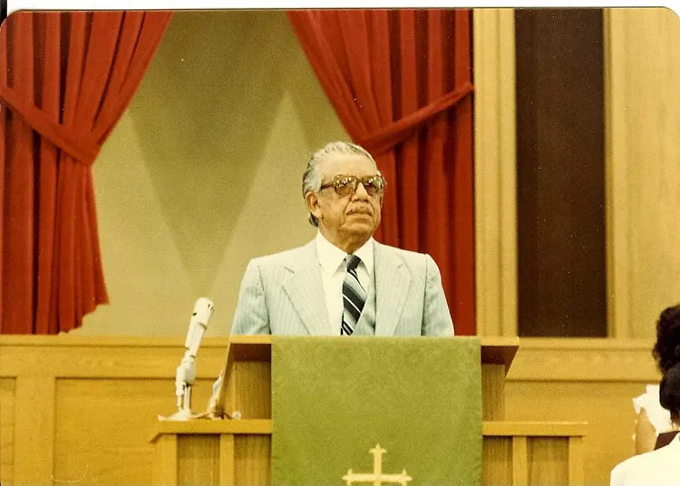 Rev. W.B. Seals, father of Mildred Wiggins