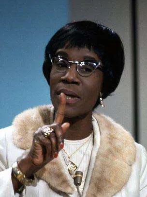 Ms. Chisholm being interviewed on the BBC, 1970