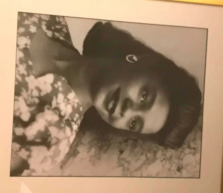 Mrs. Clapp as a young woman.