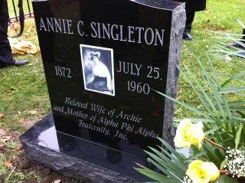 Annie Singleton's Headstone, Forest Lawn Cemetary