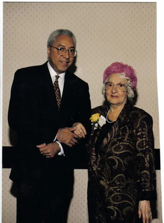 Mrs. Price and son, Al in 1996.
