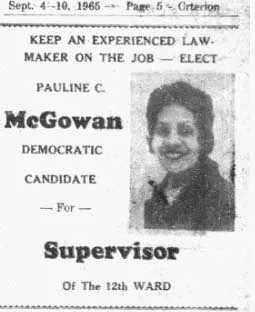 Pauline McGowan biography image 1
