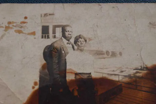 Edward Lang and Rochelle Moore, parents of Mamie Kirkland