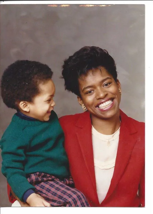 Vanessa and Kristen when he was a toddler.